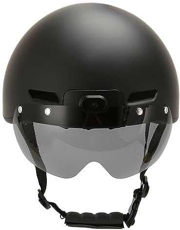 Zunate Smart Bike Helmet, V60S 130 Degree Wide Angle Lens Smart Bicycle Helmet for Adult Cycling with Light HD Camera Helmet Video Recorder, Smart Cycling Helmet for Outdoor