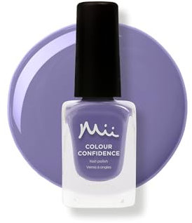 Mii Colour Confidence Quick Dry Nail Polish | Long Lasting Nail Polish & Fast Drying Nail Polish | Nail Strengthening Polish with Nourishing Formula | 14ml Nail Paint | One Planet, One Love, Violet