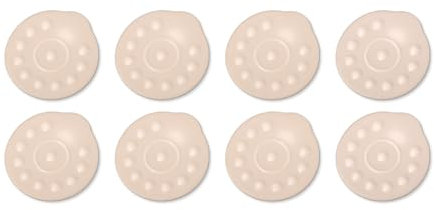 8uds Membrana de Extractor de Leche Repuesto para Medela, Libre de BPA Silicona Membrana de Extractor de Leche Diafragma Repuestos Accesorios para Extractor de Leche Manual y Eléctrico (Rosa)