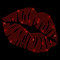Glitzerdeals Bügelbilder Karneval Strass Lippen Kussmund rot Mund Aufbügler für Textilien Lippen Bügelmotiv Kussmund Strass Bügelbild Lippen