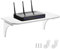 ZLLkeji Etagere Murale sans Percage Etagere Murale Flottante Bois 29Cm Petite Étagère Murale pour Routeur, Modem, Cable Boxe, Console de Jeux/Moyen