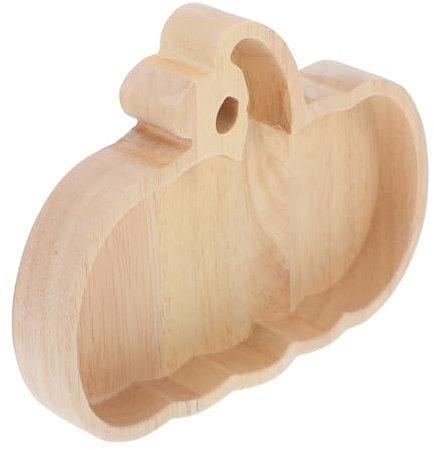 Amosfun Vassoio in Legno Per Festival Elegante Piatto Da Portata Per Dessert Zucca Di Halloween Stile Secchio Per Caramelle
