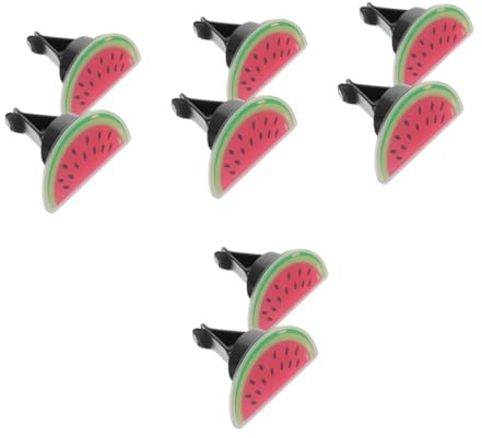 iplusmile 8 Stk auto parfüm für die Autolüftung Obst-Auto-Lüftungsclips auto zubehör auto zübehör die Autos Wassermelone Innendekorationen für Autos Auto Klimaanlage Clip
