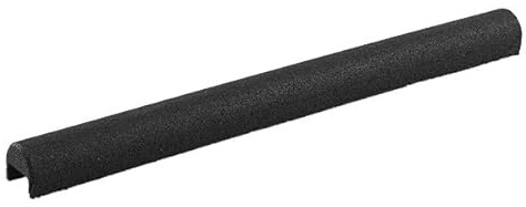 Rasenkante Gummiüberzug/Bordsteinkappe für 80 mm Randsteine Einfassung - Beachvolleyballfeld, Spielfeldeinfassung, Randabdeckung - Schwarz - Made in Germany