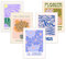WBdesignz Leardin Poster (30x40 cm) - Floermarket-Poster Blumen Pastell Schlicht Blau Grün Rosa Weiß Frühling Sommer Sanft Atmosphäre