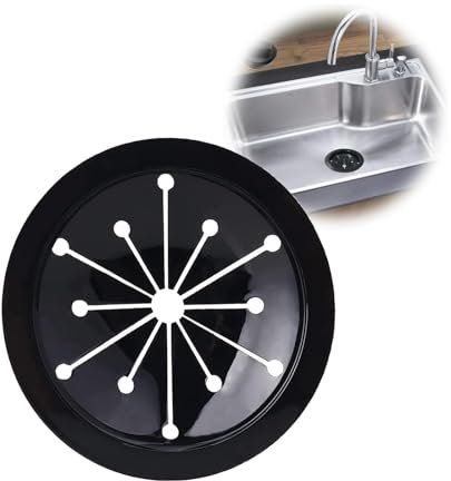 8,9 cm Tritarifiuti lavandino cucina franke per Lavello da Cucina, Collare di Scarico, Parastiti, Tappo Multifunzionale per Dispositivi di Smaltimento Rifiuti GE, Whirlaway, Sinkmaster, Waste King