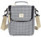Walking Mum. Borsa termica per alimenti per bambini I Love Vichy, grande capacità, design versatile con manico corto e tracolla per portarlo sulle spalle. Colore: nero. Dimensioni: 26 x 23 cm, Nero