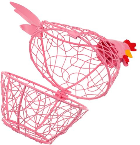 CRILSTYLEO Eierkorb Aus Eisen Für Küchentisch Multifunktionaler Eierkorb Für Obst Gemüse Und Snacks Praktisches Küchenzubehör Mit Standfuß