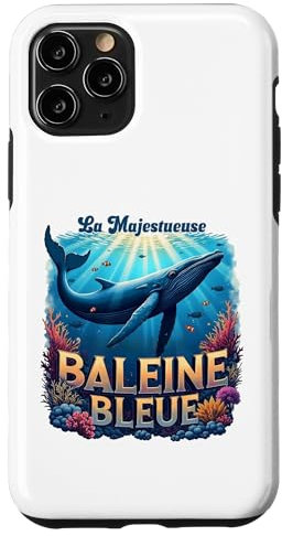 Majestic Blue Whale in the Deep Ocean Case for iPhone 11 Pro
