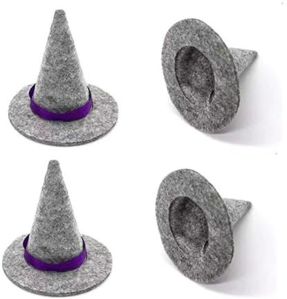 LUMoony Mini Hut Hexenhut Oktoberfesthut Hut 12 Stück Oktoberfest Hut Deko Mini Seppelhut Klein für Karneval Oktoberfest Kostümparty Halloween Party Streudeko Filzhut Hut Deko Oktoberfest Deko