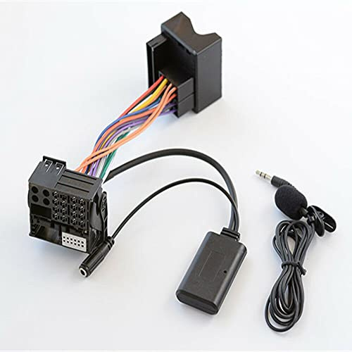 Gettimore Bluetooth 5.0 Musik-Audio-Adapter mit Telefon für BMW E60 E61 E63 E64 E65 E66 E81 E82 E87 E90 E91 E92 Serie 2004–2006 Modelle kompatibel