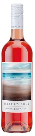 Water's Edge White Zinfandel Rosé Wine 75cl, Californian Off-Dry Rosé with Strawberry, Summer Berry and Floral Notes, Light Fruity Pink Wine for Picnics and Garden Gatherings (Case of 6)
