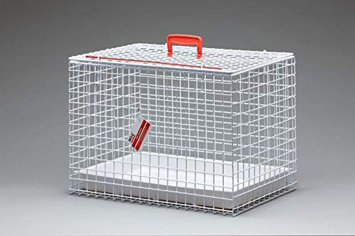 MDC Large Pet Carrier for Travel – Top Opening Pet Crate for Kittens, Cats & Small Dogs – Spacious Mesh Pet Travel Basket – Ideal for Vets, Car Journeys & Catteries – Easy Clean Base