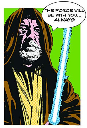 Komar Wandbild | Star Wars Classic Comic Quote Obi Wan | Kinderzimmer, Jugendzimmer, Dekoration, Kunstdruck | ohne Rahmen | WB119-50x70 | Größe: 50 x 70 cm (Breite x Höhe)