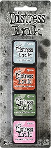 Ranger Tim Holtz-Distress Mini Ink-Kit 16, Various, 1 x 1 inches, TDPK76339