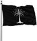 Arbre Blanc du Gondor Ring King Winter Drapeau De Jardin Lavable Drapeau Personnalisé Durable Drapeau pour Bar, Patio 90x150cm
