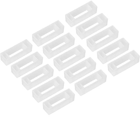 sourcing map 50Pcs Plastic Beehive Frame Spacers, Beehive Frame Spacer for Beekeeper Beekeeping Tool Equipment, White