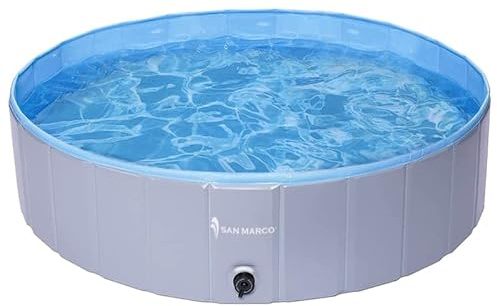 San Marco piscina per cani, vasca da balcone fuori terra, disponibile in vari diametri (XL, senza telo)