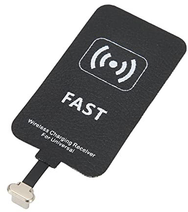 Adattatore per Caricabatterie Wireless, Ricevitore di Ricarica Wireless Veloce da 10 W Chip Ricevitore per Caricabatterie Wireless con Interfaccia di Tipo C per Dispositivi Mobili