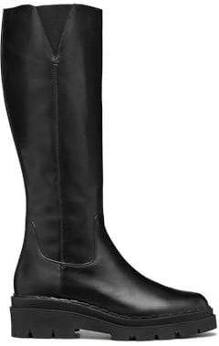 Geox D Felleny D, Stivali alla Moda Donna, Nero, 41 EU