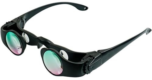 Einstellbare Brille, 8 fache Vergrößerungsgläser, einstellbare Brillen mit Brillen polarisierte tragbare Vergrößerungsbrillen zum Lesen, Angeln, Lupen für Senioren