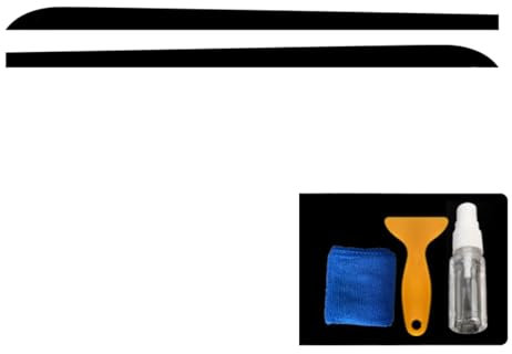 ZYALUI Für BMW F20 F40 F22 F30 E90 F32 F10 F06 F07 F46 M3 M4 M5 E60 Z4 G20 F15 F16 G30 X1 Tür-Seitenschweller-Aufkleber (glänzend schwarz)