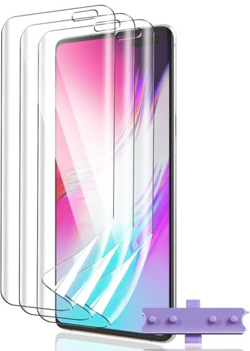 Teenrpov Schutzfolie für Samsung Galaxy S10 5G - Weich TPU Folie [Nicht Glas] [3 Stück], HD Displayschutzfolie