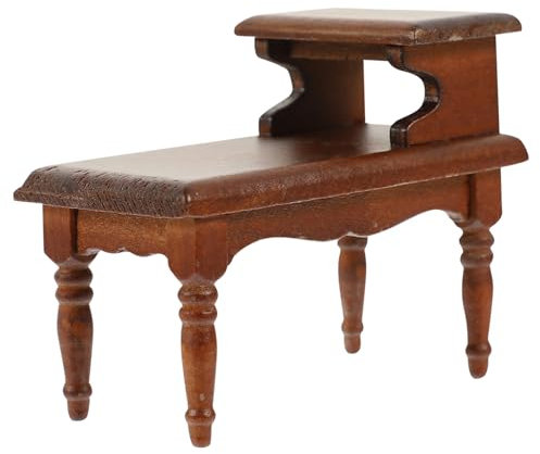 UPKOCH 5St Puppenhausmöbel winzige Möbel Spielset aus Holz couchtisch Vintage couchtisch Retro Modelle Puppenhaus aus Holz Puppenzubehör winzige Hausmöbel Kaffetisch Spielzeugzimmer