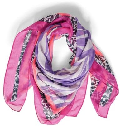 STREET ONE Damen A572450 Halstuch mit Print, Magnolia pink, A