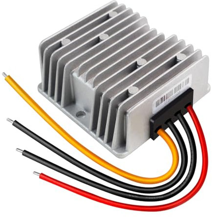 Convertitore di Tensione 8-40V a 12V 5A 60W Stabilizzatore di Tensione DC DC Impermeabile IP68 Riduttore Regolatore di Tensione Modulo di Alimentazione Trasformatore per Auto