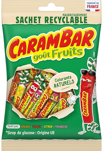 CARAMBAR Fruits sachet recyclable 180g