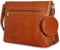 Marc Peter Vintage Umhängetasche Charwig |Mittelgroße Schultertasche Crossbody Bag aus Leder | Handtasche für Damen - Braun