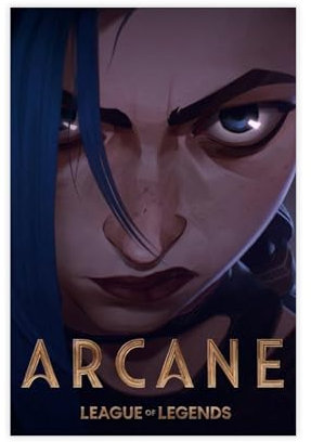 Poster Arcano Jinx, stampa artistica da parete su tela, decorazione per camera da letto, sport, ufficio, camera da letto, regalo, senza cornice, 30 x 45 cm