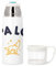 Bouteille thermo en Inox avec Tasse Intégrée - Papa Loup Famille Mignon Animal - 350ml - Bouteille Isotherme