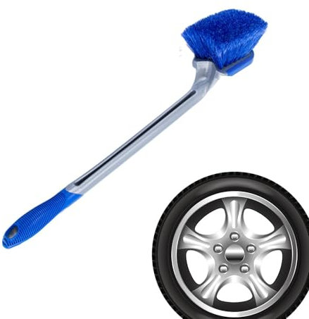 Radrückführung 'Auto – Blasefelgenausweis, Pinsel mit langem Stiel für Speichen, Radbürsten und Radkrallen und Bürstenzangen für Rad E V