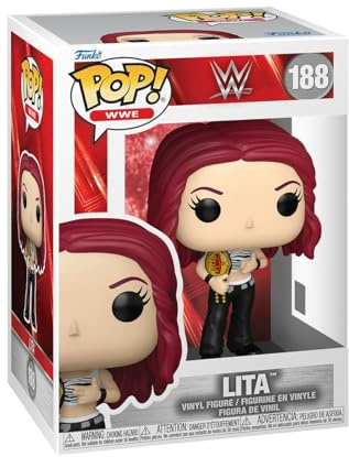 Funko POP! WWE: Lita | Offizielles Sport Merch - Vinyl Sammelfigur als Regal Deko - Geschenkidee zum Geburtstag für Fans und Sammler