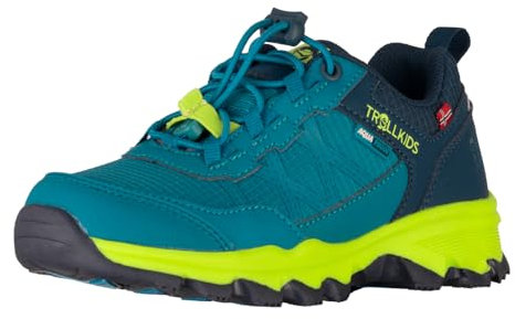 Trollkids Kids Trolltunga Hiker Low XT 28, Harbor Blue