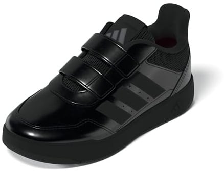 adidas Unisex Kinder Tensaur Sport 3.0 Hook and Loop Kids Shoes, Core Black/Core Black/Core Black, 40 EU