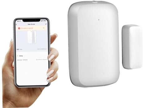 Operitacx Zigbee Door Sensor Wireless Door Alarm Magnetic Sensor Smart Home Security Notification