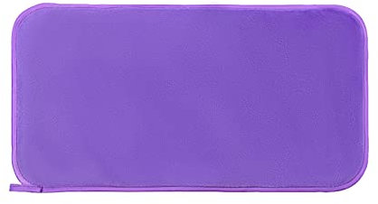 Makeup Entferner Tücher Wiederverwendbar Make Up Entferner Pads für Abschminken und Waschen des Gesichts Weich Face Cloths für Mädchen und Frauen, Wiederverwendbarer Radiergummi (Violett)