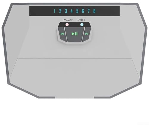 Smart 8-Zone Irrigation Controller Wi-Fi Enabled Remote Control Weather Adaptive System for Gardens Lawns Farms