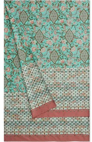 Bassetti Granfoulard Sofaüberwurf, Überwurf für Sofa, Überwurf, Tischüberwurf, 270 x 270 cm (Wasserlilie)