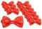 BomGuard Herren Fliege 10 er Set Pack,10 Stück,rot