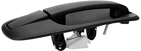 Topzon Poignée de porte arrière - Poignée de porte arrière noire à l'intérieur de la poignée de porte de voiture gauche droite universelle adaptée pour Trafic 2001-2008