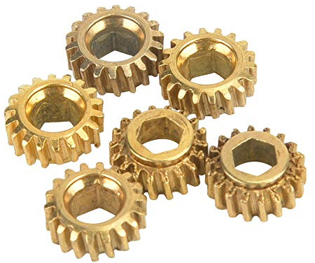 Konzertgitarre Wirbel, 4mm Innensechskantloch Set für präzises Stimmen, Hexagon Tuningmechanismen 6er Packung für Gitarristen, Musiker und Heimanwender