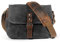 SYF&DJN Retrò Fotocamera in Vera Pelle Borsa Impermeabile Fotografia Pacchetto per DSLR spalla Cnavas Caso per Sony Nikon Canon,Darkgray