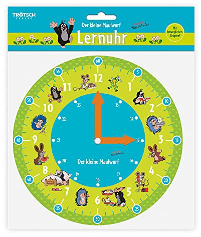 Trötsch Der kleine Maulwurf Lernuhr: Übungsuhr mit beweglichen Zeigern (Lernuhr / mit beweglichen Zeigern)