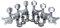 Guyker Guitar Locking Tuners (3L + 3R Handed) - 1:18 Lock String Tuning Key Pegs Machine Head with Hexagonal Handle Replacement for ST TL SG LP Style Electric, Folk or Acoustic Guitars - Chrome
