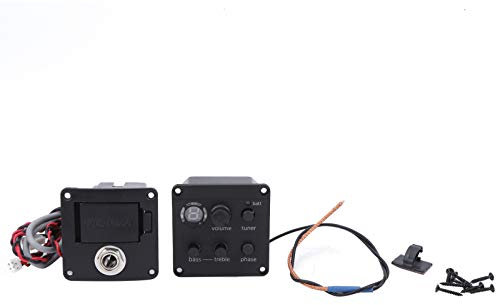 Micro guitare acoustique, égaliseur de préampli intégré avec égaliseur manuel de l'utilisateur collé au trou sonoreMicros de guitare acoustique SoundholeFolk guitare sound hole pick-up
