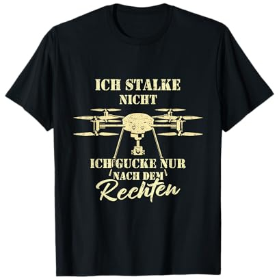 Quadrocopter mit Kamera FPV Drohne Drohnenflieger T-Shirt